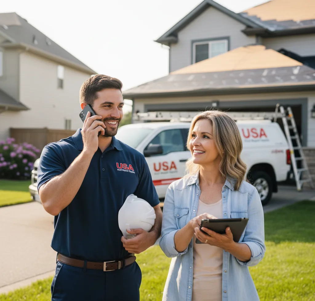 USA Roof Repair Experts customer support in Summit